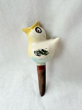 1950s Vintage Willie Weekend Ceramic Bird Plant waterer by Holt Howard